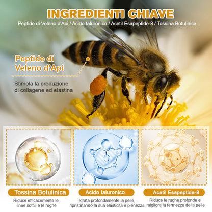 🐝🌿 Prodotto e spedito dall'Italia✨ Furzero™ Botox Crema Rimuovi Rughe al Veleno d'Ape - 🔥 ULTIMO GIORNO SCONTO DEL 70%