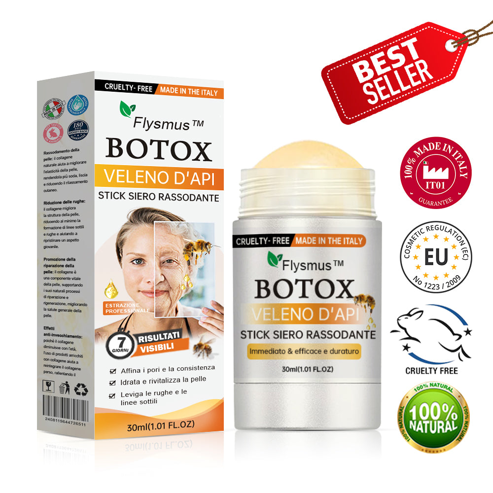 ✨Prodotto e spedito dall'Italia✨Siero rassodante in stick al veleno d'ape Flysmus™ Stick Siero Rassodante al Veleno d'Api Botox