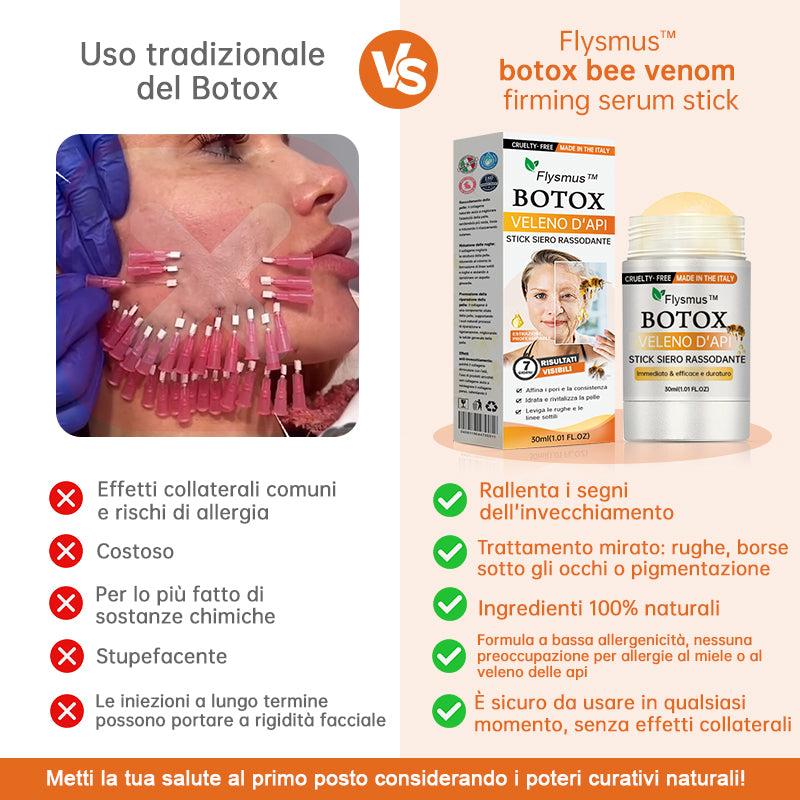 ✨Prodotto e spedito dall'Italia✨Siero rassodante in stick al veleno d'ape Flysmus™ Stick Siero Rassodante al Veleno d'Api Botox
