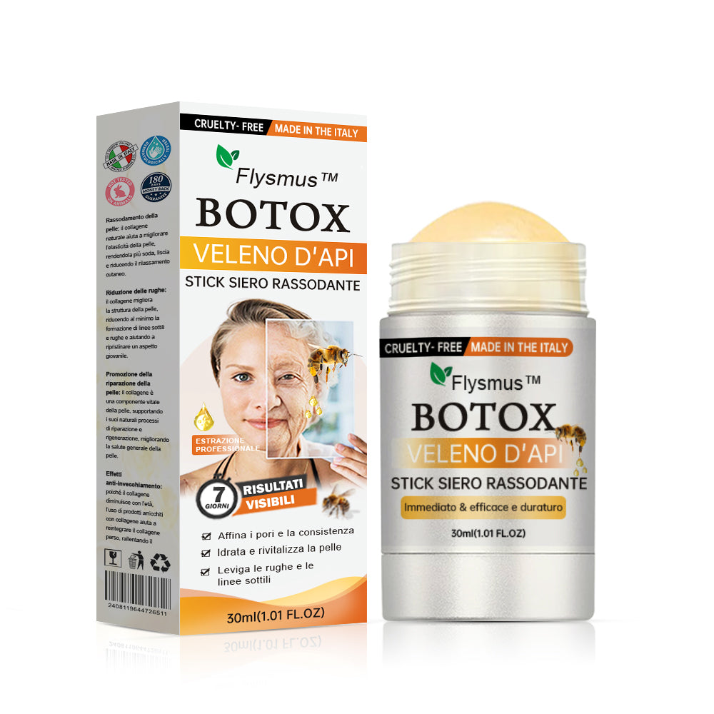 ✨Prodotto e spedito dall'Italia✨Siero rassodante in stick al veleno d'ape Flysmus™ Stick Siero Rassodante al Veleno d'Api Botox